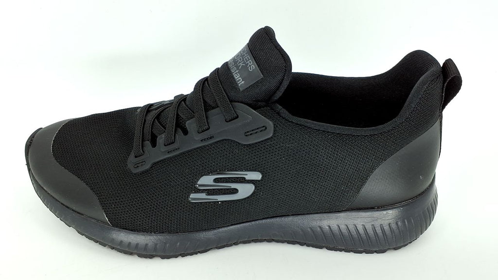 Skechers Women's Squad Sr Food Service Shoe, Black, 9 Wide - Image 7
