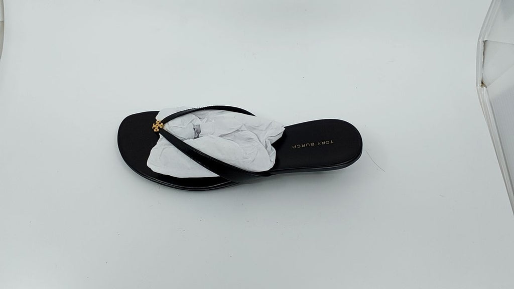 Tory Burch Women's Capri Low Heel Sandal 35mm Heeled, Perfect Black/Gold, 9.5 - Image 9