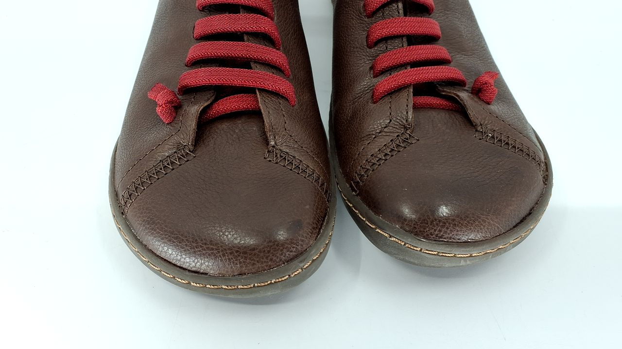 Camper Women's Basket Sneaker, Dark Brown 020, 6 - Image 5