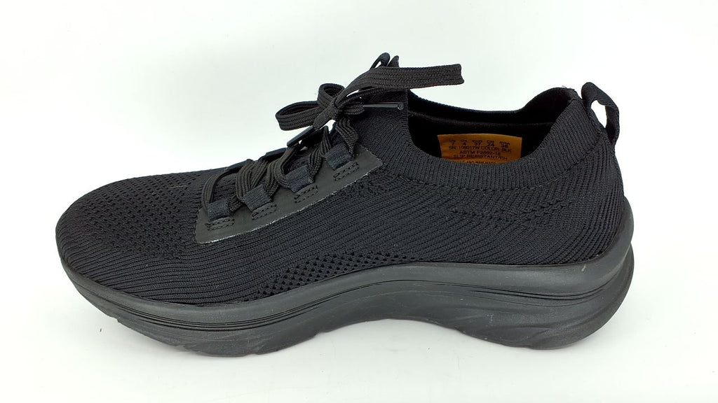 Skechers Women's Work Relaxed Fit: D'Lux Walker SR-Ozema Slip-On Sneakers, Black, 7 Wide - Image 3