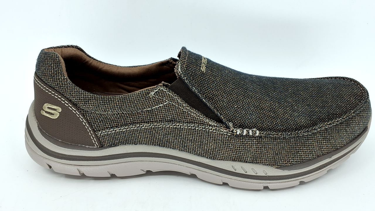 Skechers mens Expected Avillo Moccasin, Dark Brown, 10.5 US - Image 2