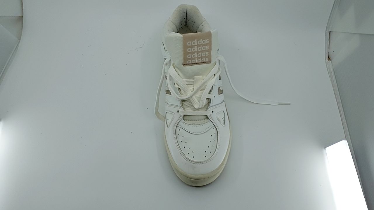 adidas Men's Midcity Low Top Basketball Sneaker, White/Wonder Beige/Off White, 8.5 - Image 7