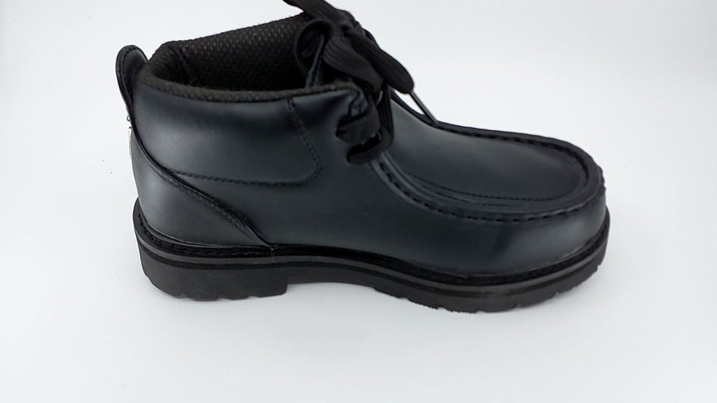 Lugz Men's Strutt LX Classic Moc Toe Chukka Boot, Black Smooth, 6.5 US - Image 8