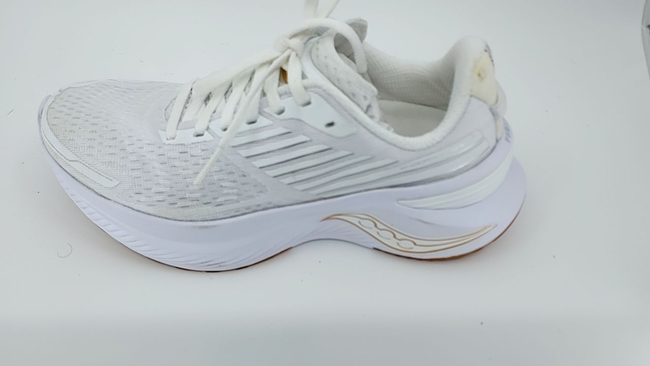 Saucony Women's Endorphin Shift 3 Running Shoe, White/Gum, 6 - Image 6