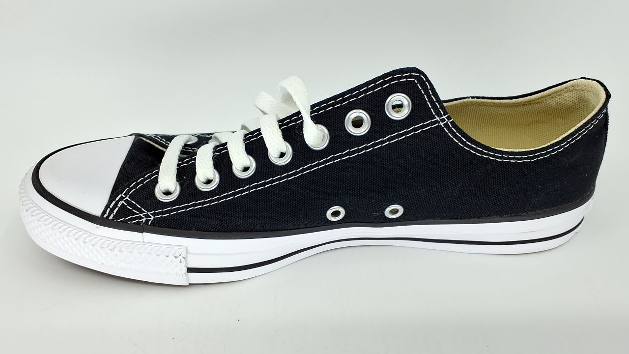 Converse Jack Purcell Unisex Sneakers, White/White/Black, Black, 8.5 US - Image 7