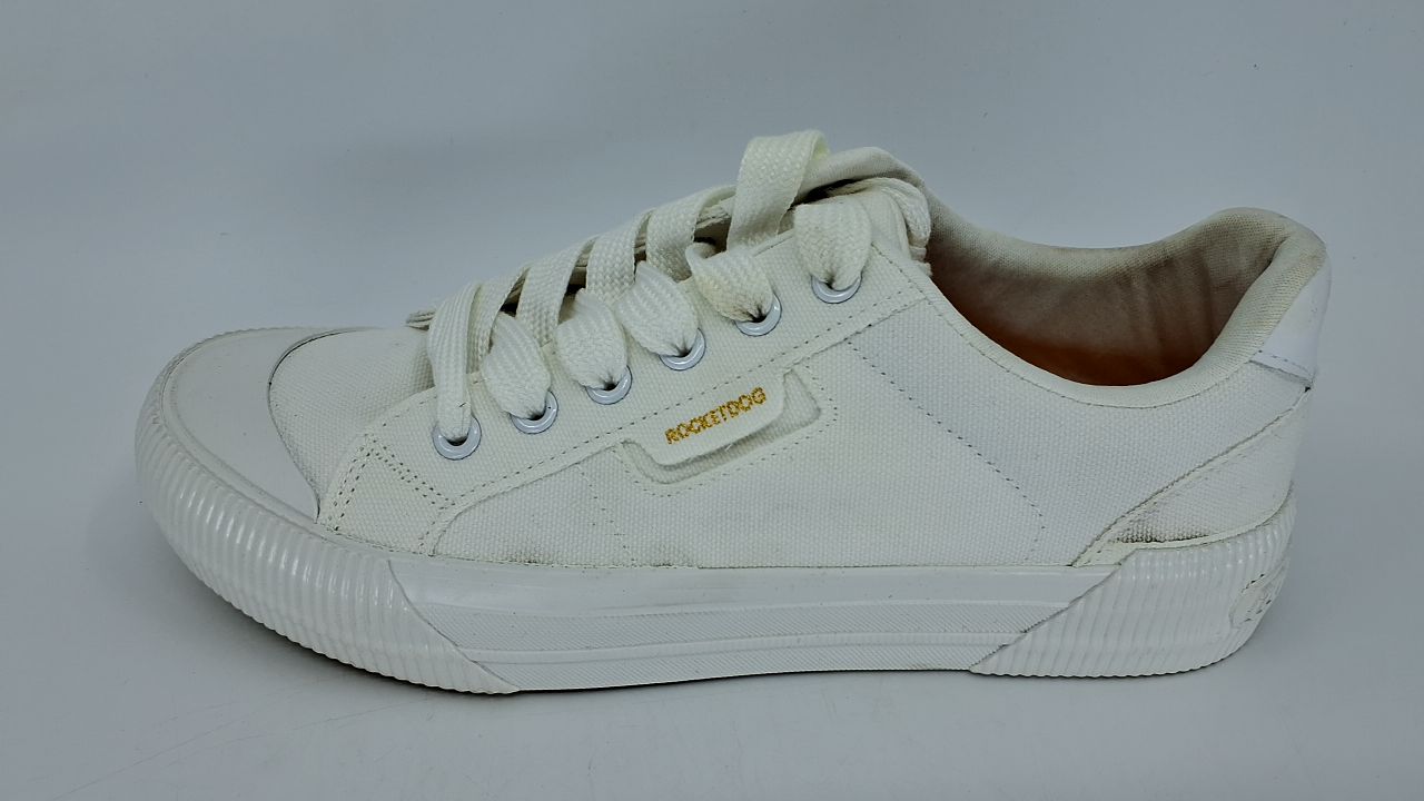 Rocket Dog Women's Cheery Sneaker, Canvas White, 8 - Image 3