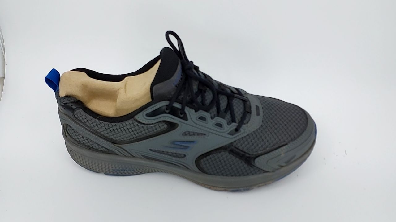 Skechers mens Go Run Consistent - Performance Running & Walking Shoe Sneaker, Charcoal/Blue, 11 US - Image 2