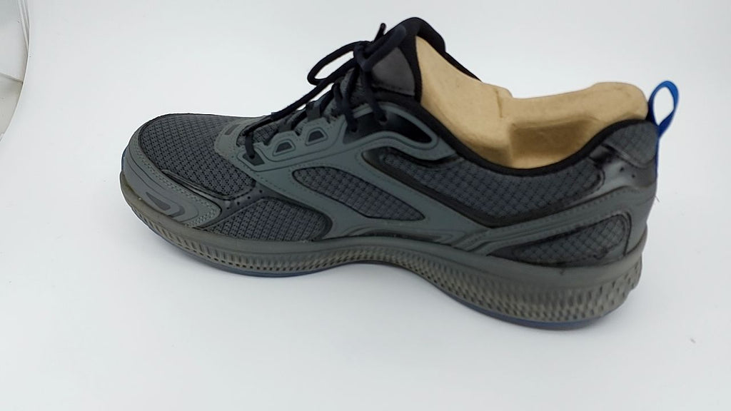 Skechers mens Go Run Consistent - Performance Running & Walking Shoe Sneaker, Charcoal/Blue, 11 US - Image 4