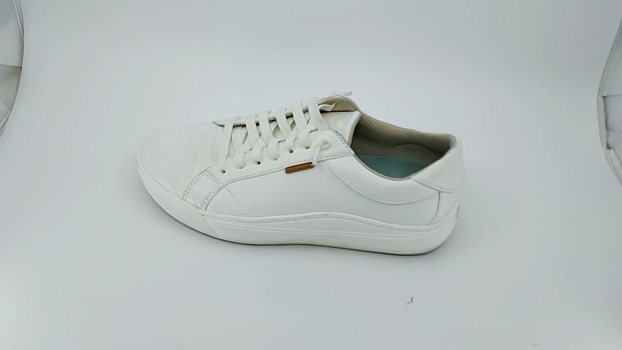 Dr. Scholl's Shoes Womens Time Off Sneaker White Smooth 8.5 W - Image 2