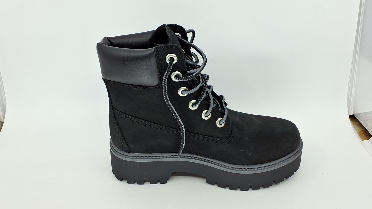 Timberland Women's Stone Street 6 Inch Lace Up Waterproof Boot, Jet Black-NEW 2024, 7.5 Medium - Image 7