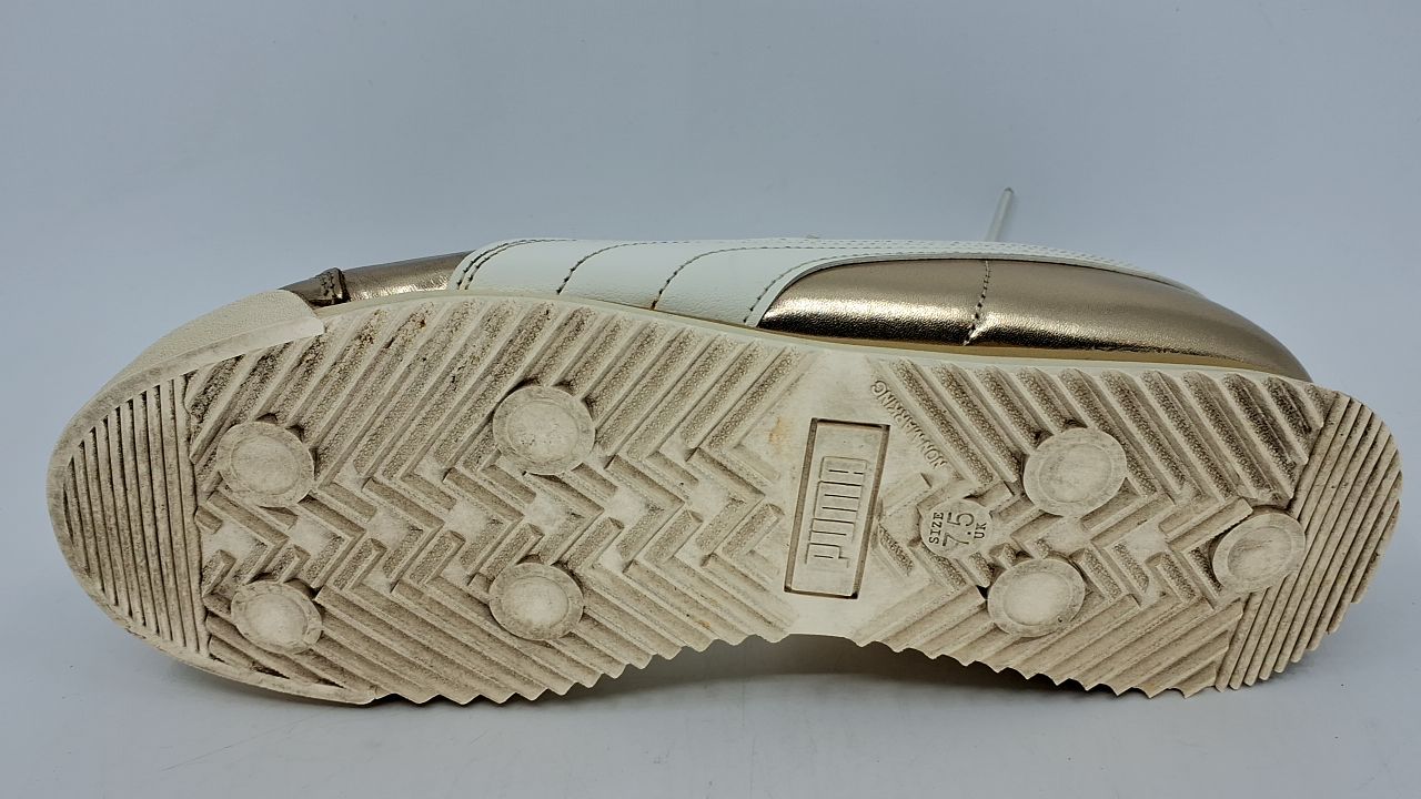 PUMA Women's Roma Shoes, Gold-Warm White, 10 - Image 4