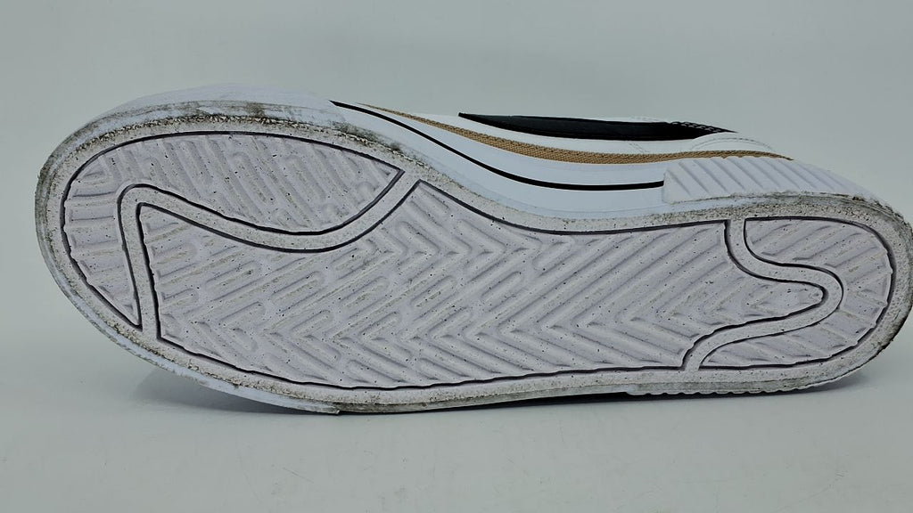 Nike Women's Court Legacy Lift Shoes, White/Black-Hemp-Team Orange, 8.5 - Image 4