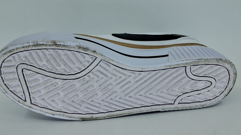 Nike Women's Court Legacy Lift Shoes, White/Black-Hemp-Team Orange, 8.5 - Image 5