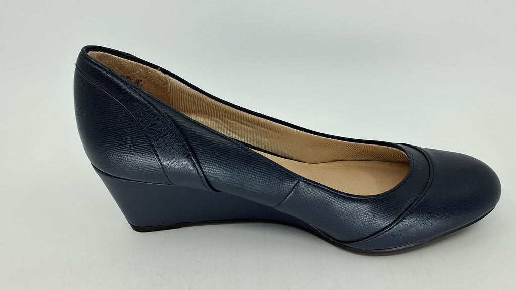 LifeStride Women's Dreams Wedge Pump, Classic Navy, 7 W US - Image 3