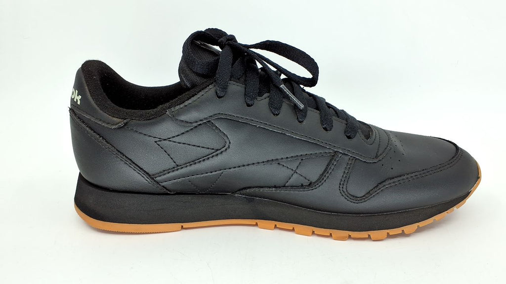 Reebok Classic Leather Sneakers for Women - Black or White Tennis Shoes Womens Size 5 to 12, Core Black/Pure Grey5/Reebok Gum3, 9.5 - Image 2