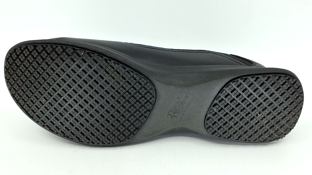 Shoes for Crews Women's Quincy Sneaker, Black - Image 4