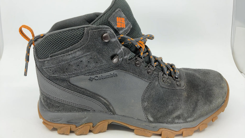Columbia Men's Newton Ridge Plus II Suede Waterproof, 2024 Dark Grey/Gold Amber, 10.5 - Image 3