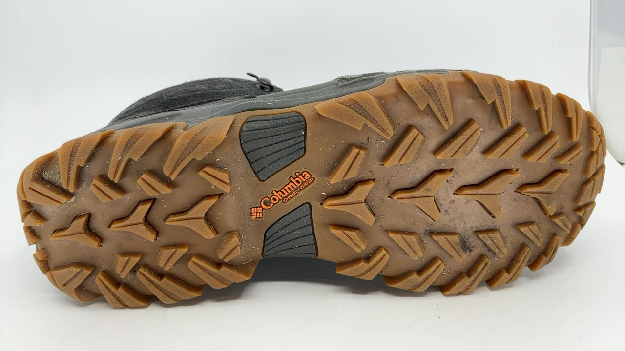 Columbia Men's Newton Ridge Plus II Suede Waterproof, 2024 Dark Grey/Gold Amber, 10.5 - Image 4