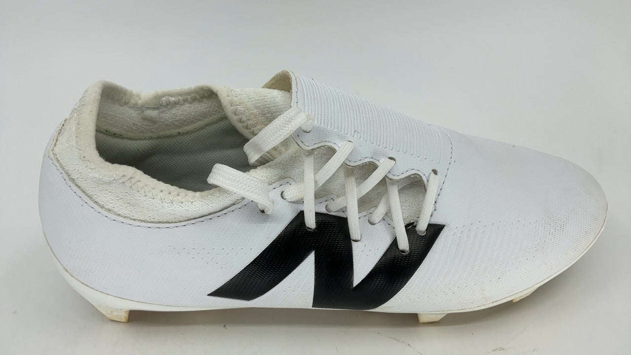 New Balance Unisex Furon Dispatch FG V7+ Soccer Shoe,White/Black/True Red,Men 6 / Women 7.5 - Image 3