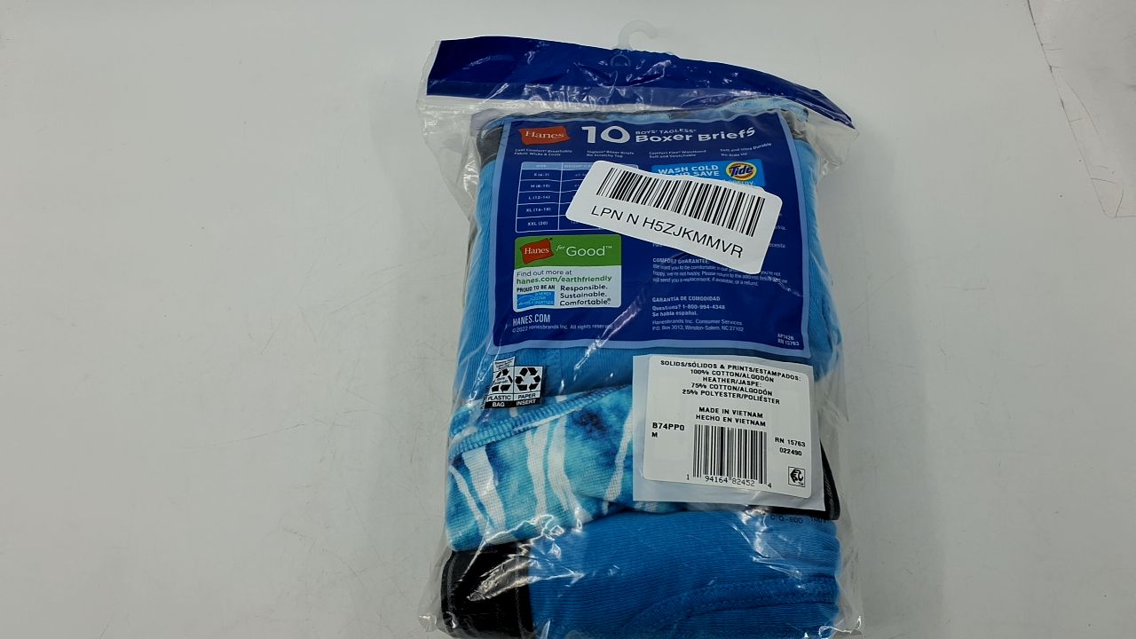 Boys' Comfort Flex Boxer Briefs 10-Pack, Medium, Cotton, Assorted Prints