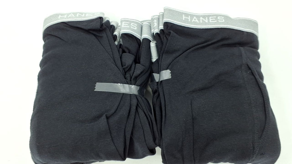 Hanes Men Hanes Boxer Briefs, Cool Dri Moisture-Wicking Underwear, Cotton No-Ride-up for Men, 12 Pack - Black, Small - Image 2