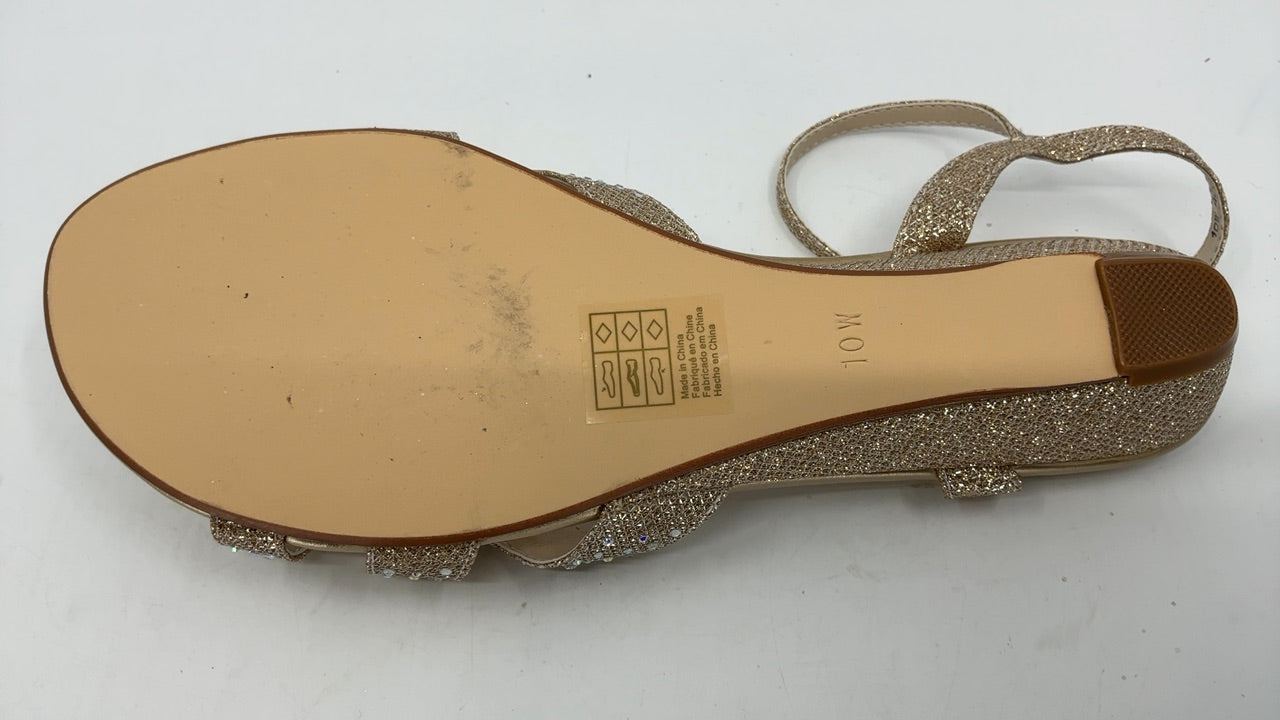 Touch Ups Women's Lena Sandal, champagne, 10 W US - Image 4
