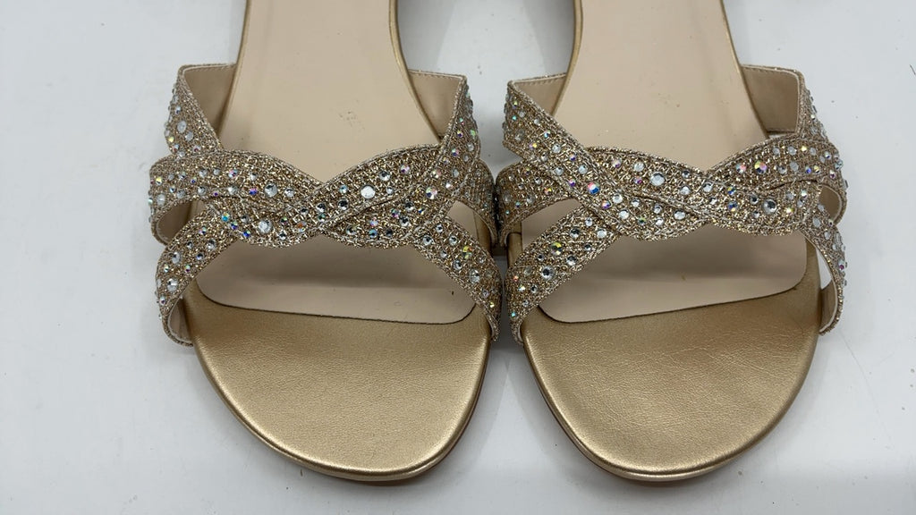 Touch Ups Women's Lena Sandal, champagne, 10 W US - Image 5