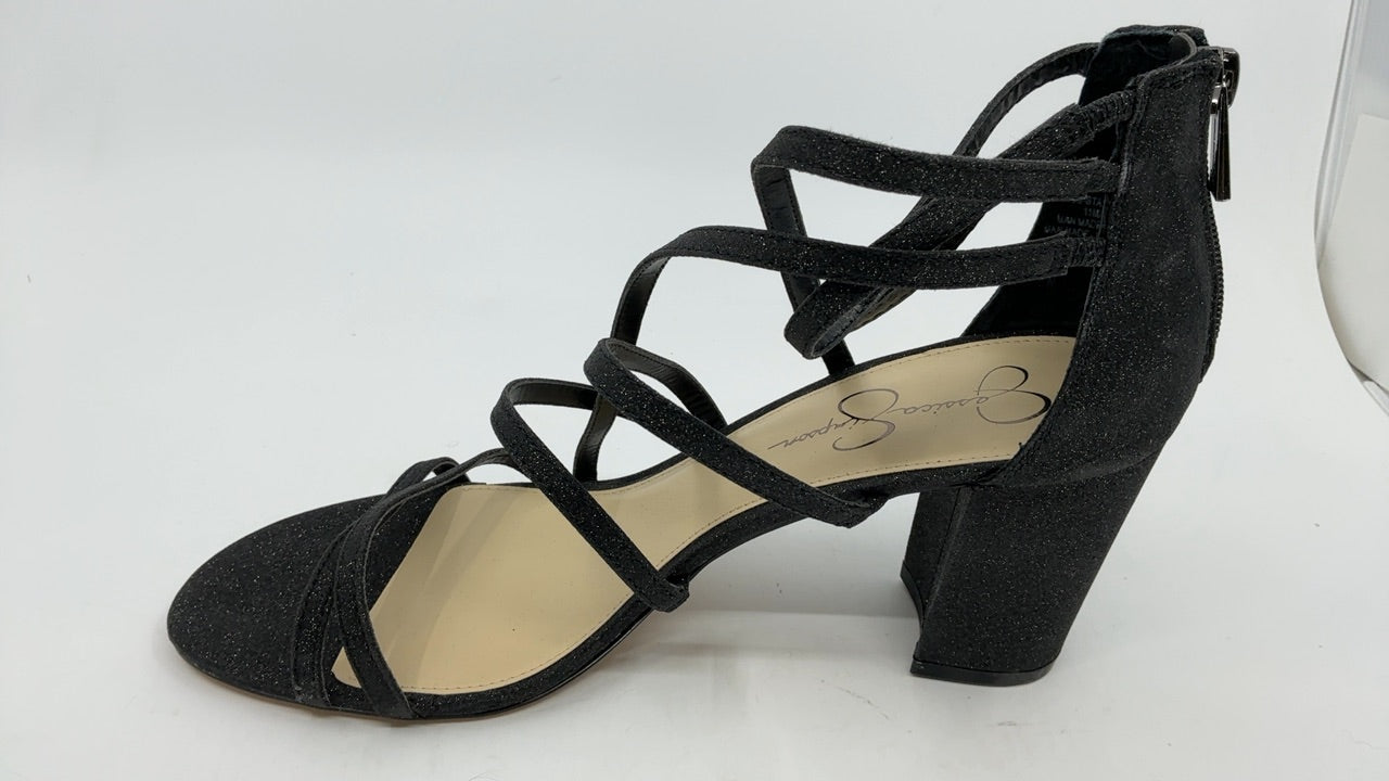 Jessica Simpson Women's Stassey Strappy Block Heel Sandal Heeled, Black, 11 - Image 2