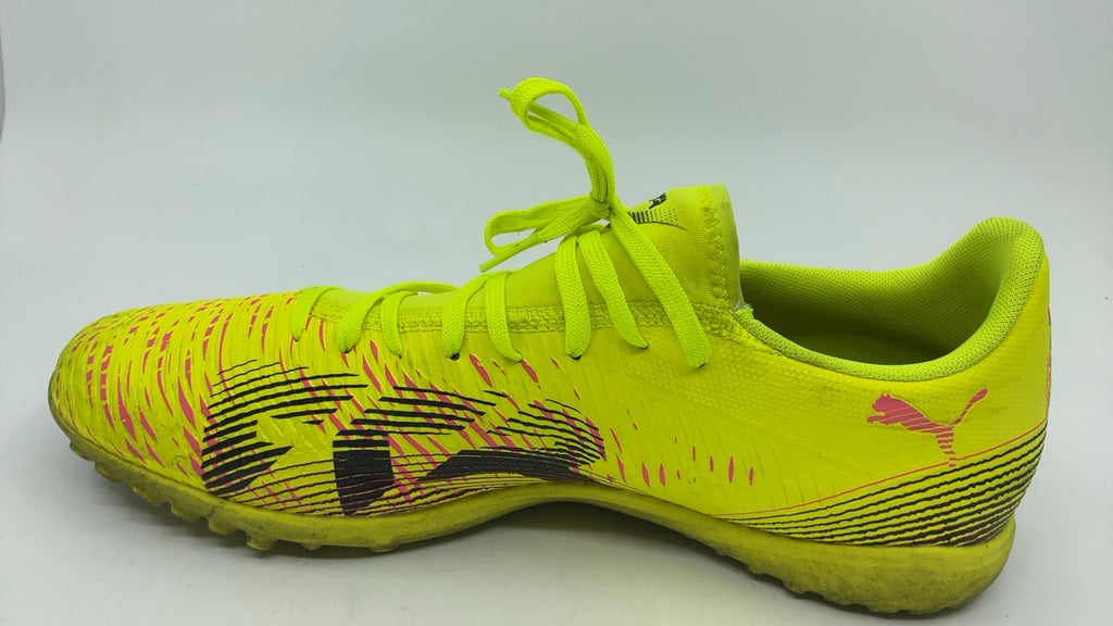 Puma, Men's, Future 8 Play Turf Trainer Soccer Cleats, Yellow Alert-Puma Black-Sun Struck, 12 - Image 2