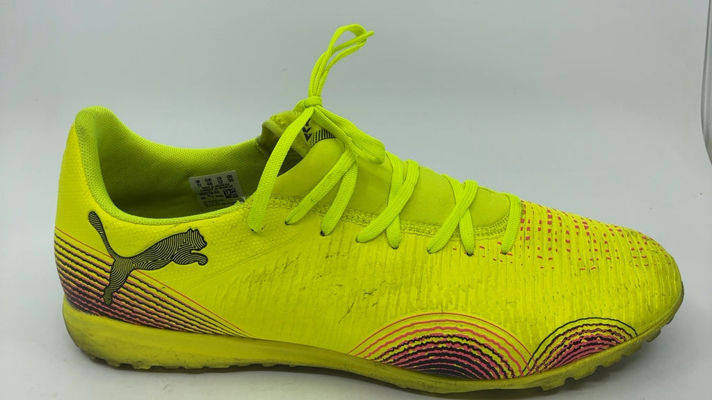 Puma, Men's, Future 8 Play Turf Trainer Soccer Cleats, Yellow Alert-Puma Black-Sun Struck, 12 - Image 3