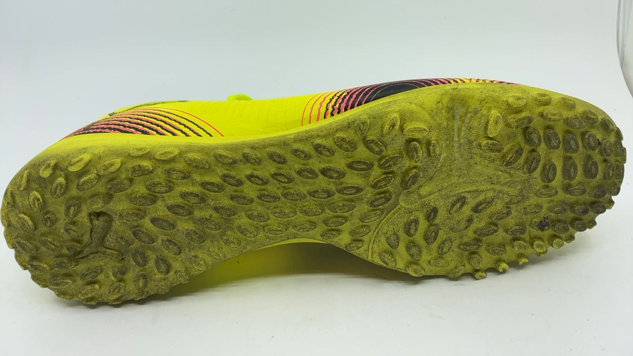 Puma, Men's, Future 8 Play Turf Trainer Soccer Cleats, Yellow Alert-Puma Black-Sun Struck, 12 - Image 4