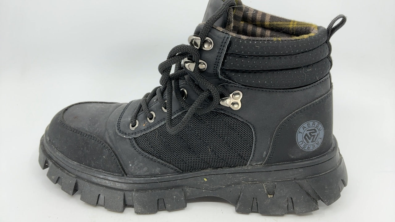 Waterproof Steel Toe Boots For Men-6 Inch Comfortable Mens Safety Work Boots Indestructible Steel Toe Shoes Lightweight Non Slip Puncture Resistant Industrial Construction Boot,Black,Size 9.5 men - Image 2