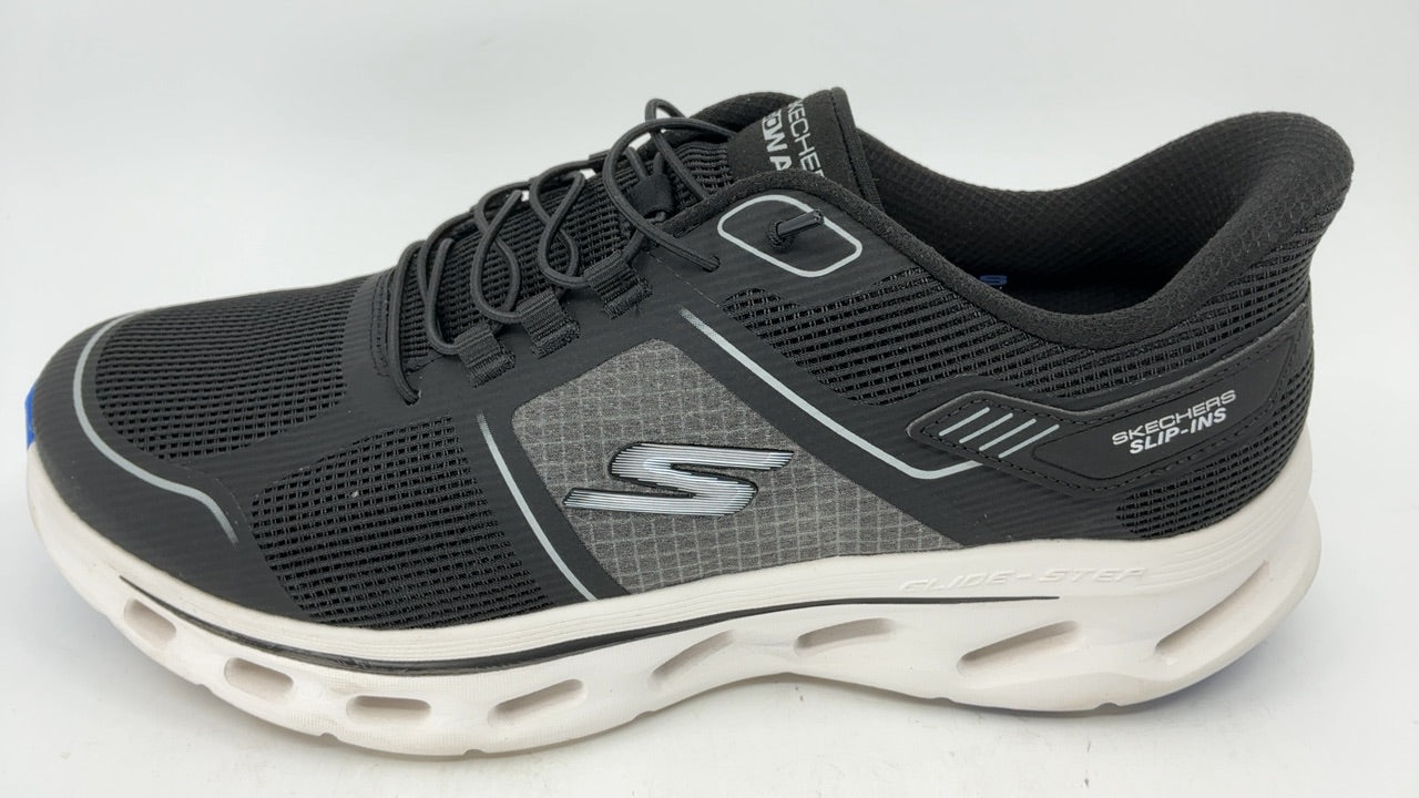 Skechers Women's Go Walk Glide Step 2.0 Elektra Hands Free Slip-Ins Sneaker, Black/White, 10 - Image 2