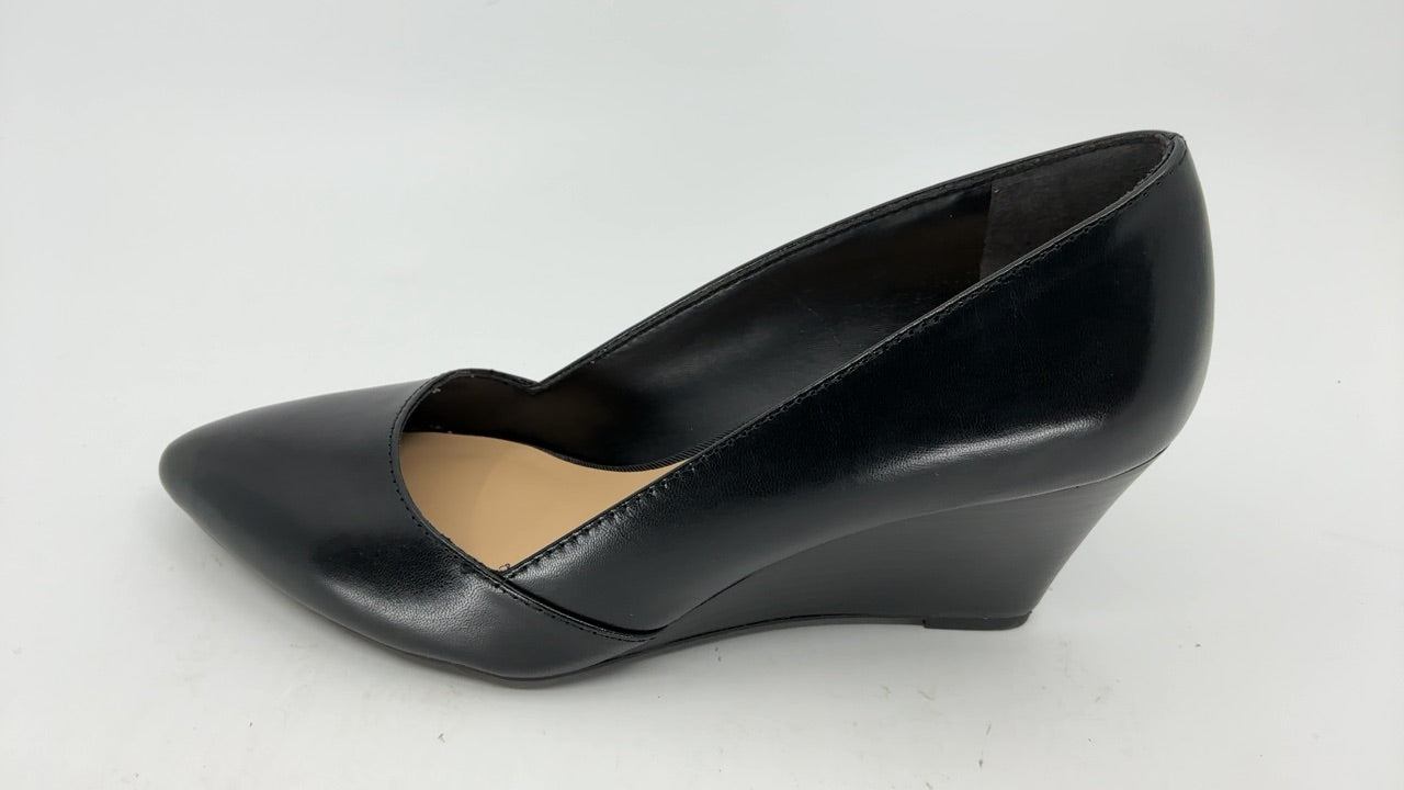 Franco Sarto Womens Frankie Pump Black Leather 6 W - Image 2