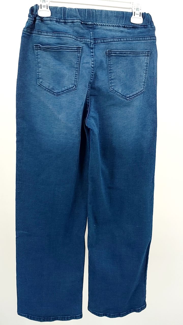 Drawstring Straight Leg Jeans