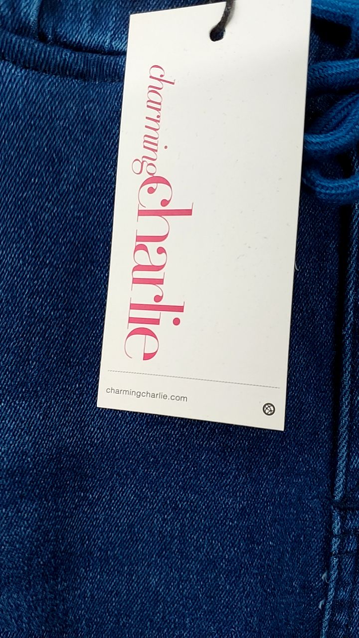 Drawstring Straight Leg Jeans