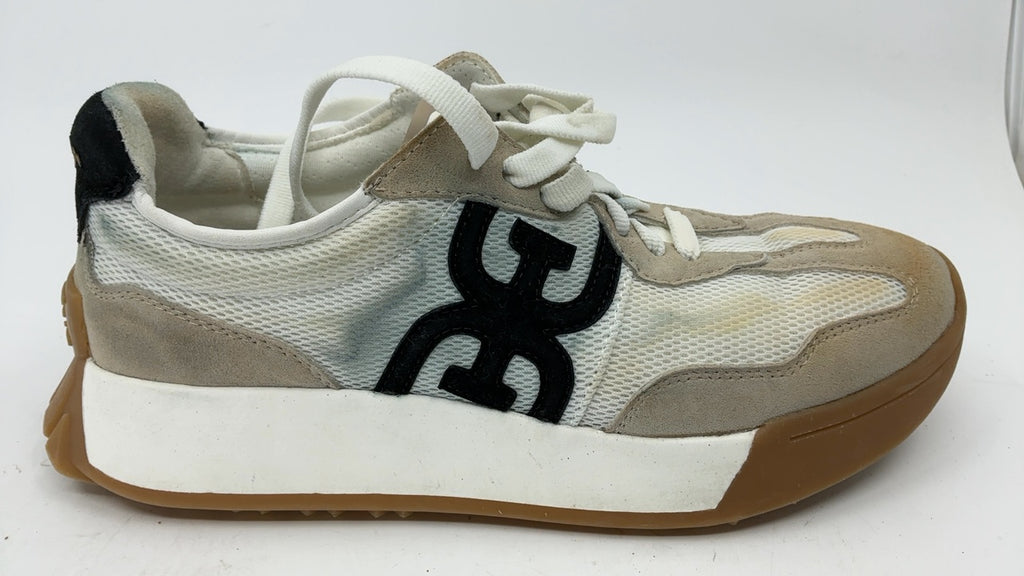 Sam Edelman Langley Sneaker White/Tan/Black 5.5 Medium - Image 2