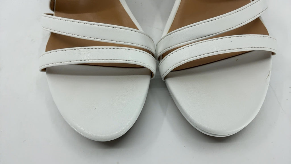 Naturalizer Womens Brenta Heeled Sandal White 10 M - Image 5
