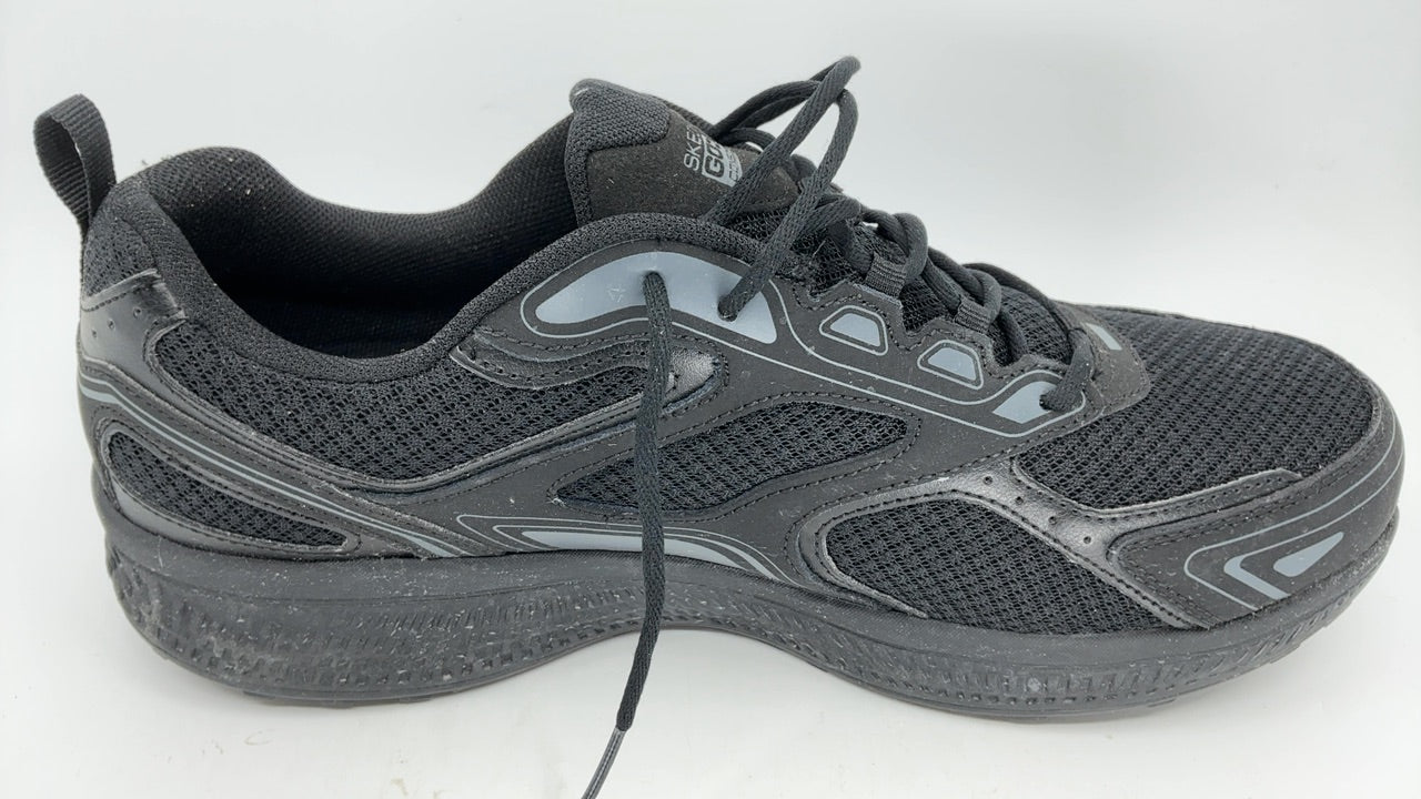 Skechers Men's Go Run Consistent Sneaker, Black/Charcoal, 11.5 X-Wide - Image 3