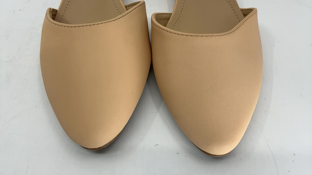 DREAM PAIRS Women's Low Wedge Round Toe Ankle Strap Dress Comfortable Casual Flats Shoes,Size 9,Nude/Nubuck,AMIGA - Image 5