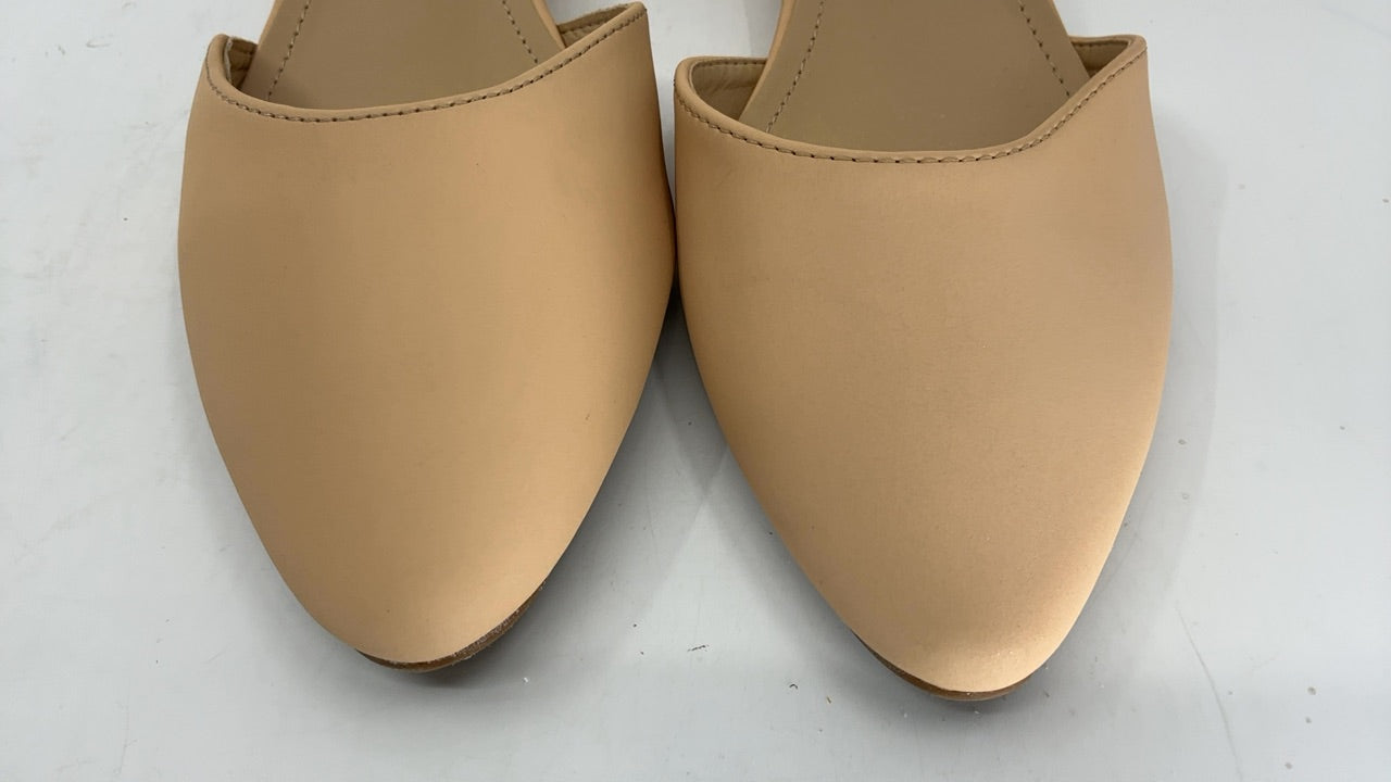 DREAM PAIRS Women's Low Wedge Round Toe Ankle Strap Dress Comfortable Casual Flats Shoes,Size 9,Nude/Nubuck,AMIGA - Image 5