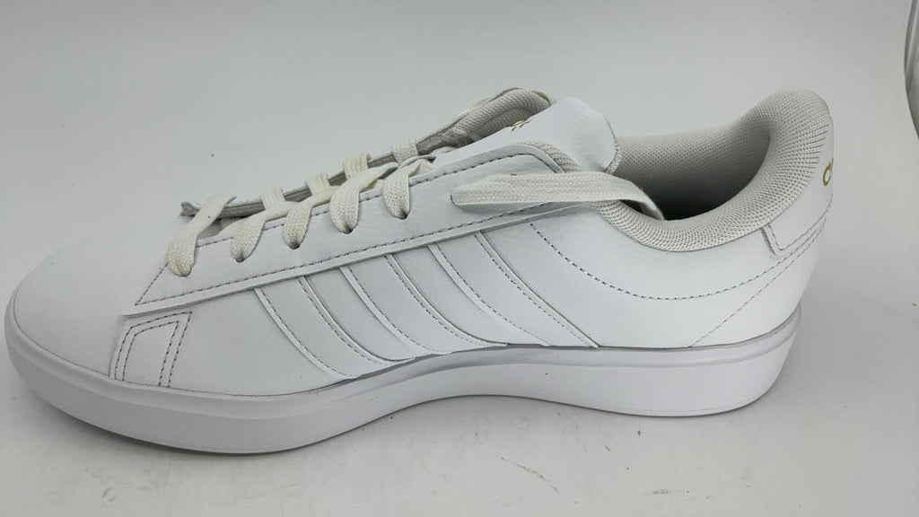 adidas Grand Court 2.0 White/White/Gold Metallic 7.5 B (M) - Image 2