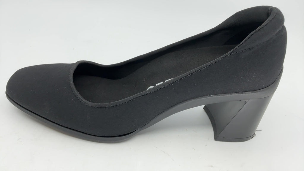 Aerosoles Casta Mid Heeled Pump, Black Stretch, 7.5M - Image 2