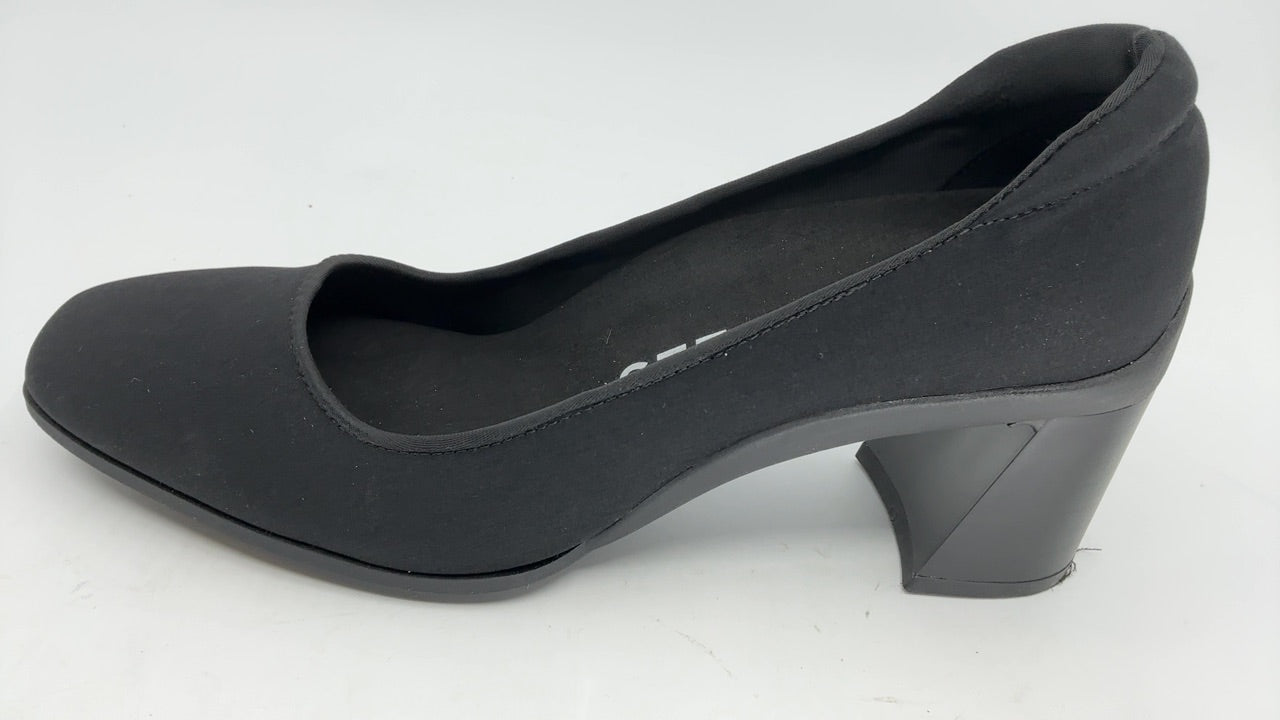 Aerosoles Casta Mid Heeled Pump, Black Stretch, 7.5M - Image 2