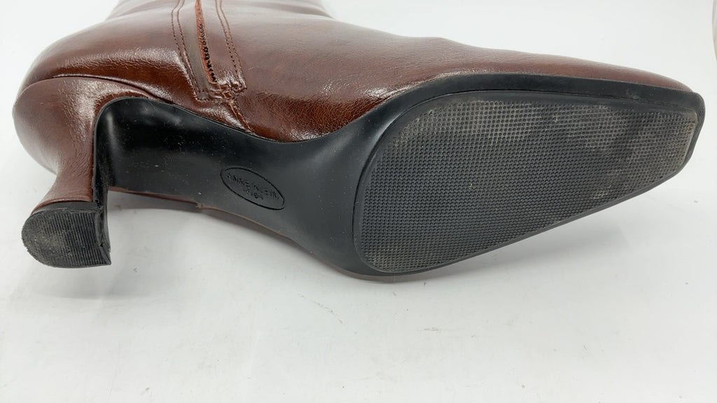 Anne Klein Women's Pablo Ankle Boot, Cognac, 9 M - Image 4