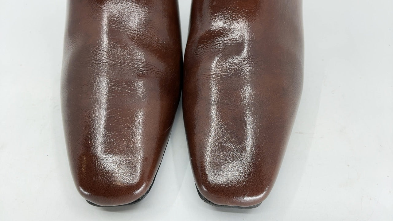 Anne Klein Women's Pablo Ankle Boot, Cognac, 9 M - Image 5