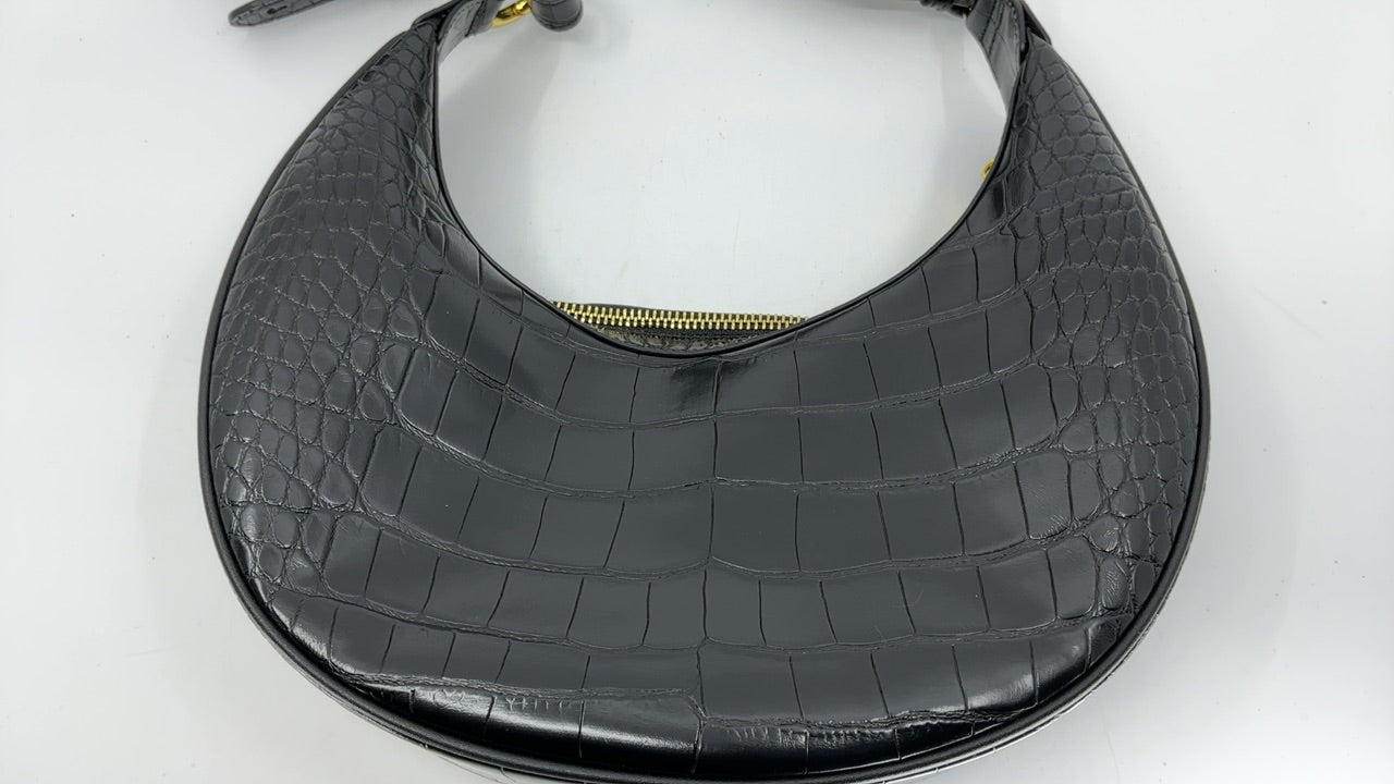 JW PEI Women's Carly Saddle Bag - Bright Black - Medium - Image 3