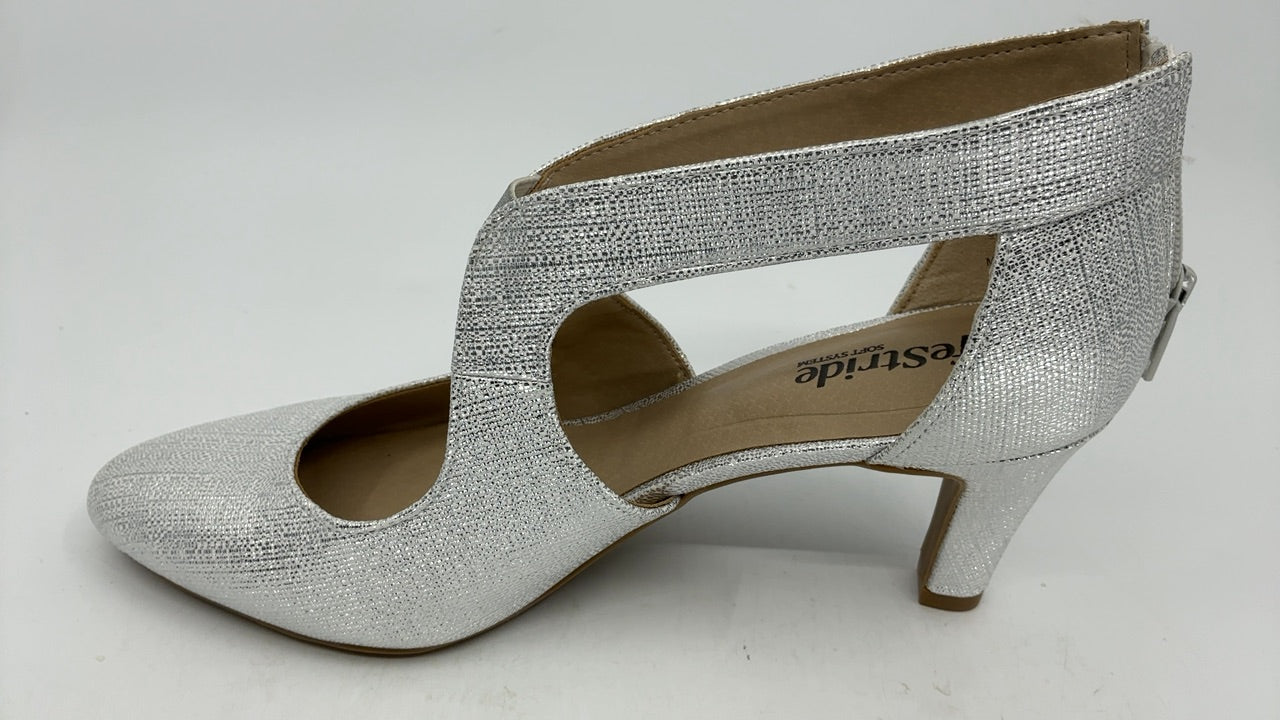 LifeStride Women's Giovanna 2 Pump Silver 8 W - Image 2