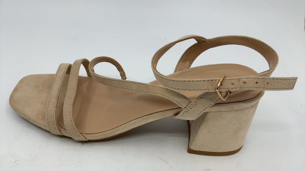 mysoft Women's Strappy Low Chunky Block Heel Sandals Open Toe Dress Shoes - Image 2