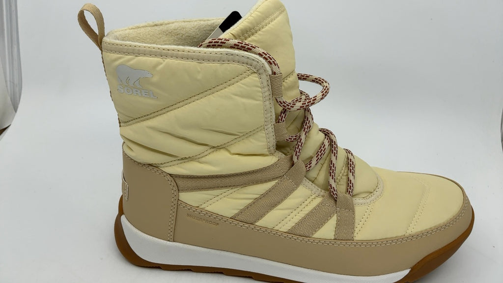 SOREL Women's Whitney ll Plus Lace Waterproof Boot - Honey White, Ceramic - 11 - Image 3